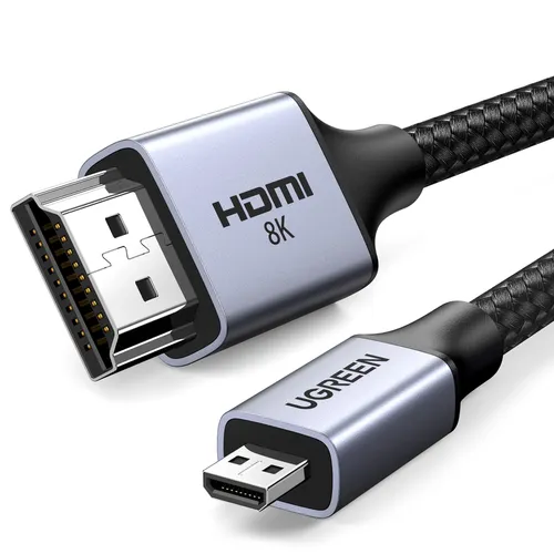 Cáp Micro HDMI to HDMI dài 2m hỗ trợ 8K Ugreen 15517