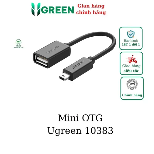 Cáp OTG Mini USB sang USB 2.0 Ugreen 10383