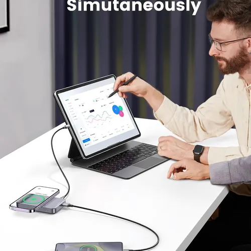 Pin sạc dự phòng 10000mAh Magnetic Wireless Power Bank Ugreen 15086