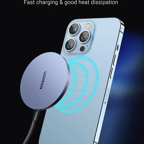 Bộ sạc không dây từ tính công suất 15W Ugreen 30233