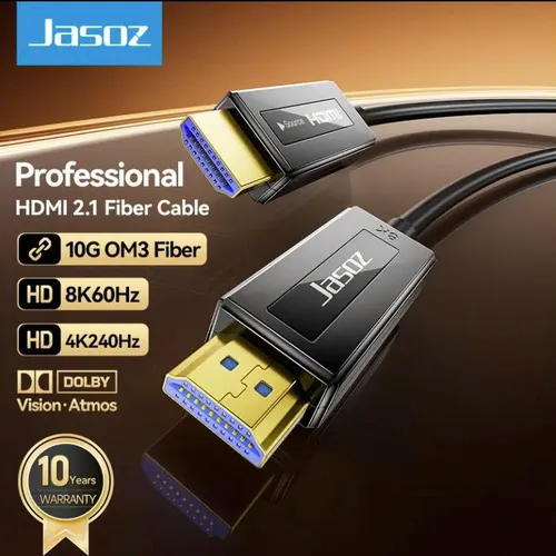 Cáp dữ liệu VIDEO HDMI 8K sợi quang dài 25m Jasoz T-A359
