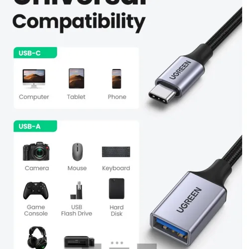Cáp OTG USB Type C sang USB 3.0 Ugreen 70889