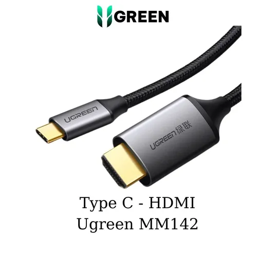 Cáp chuyển USB C to HDMI dài 3m hỗ trợ 4K 2K Ugreen 50766