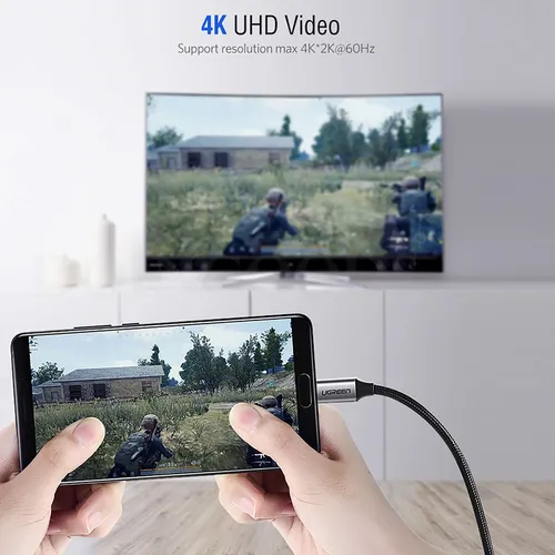 Cáp chuyển USB C to HDMI dài 1.5m hỗ trợ 4K 2K Ugreen 50570