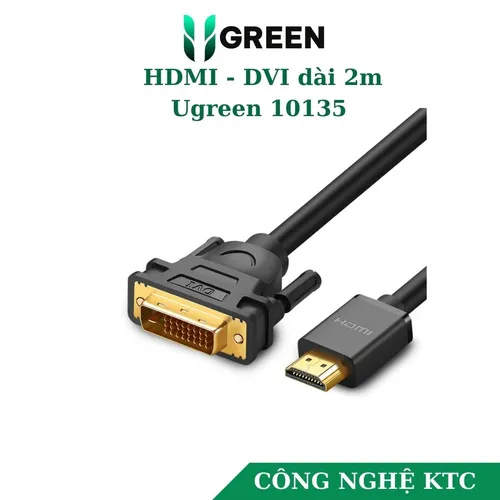 Cáp chuyển HDMI to DVI 2m Ugreen 10135
