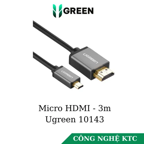 Cáp Micro HDMI to HDMI 3m Ugreen 10143