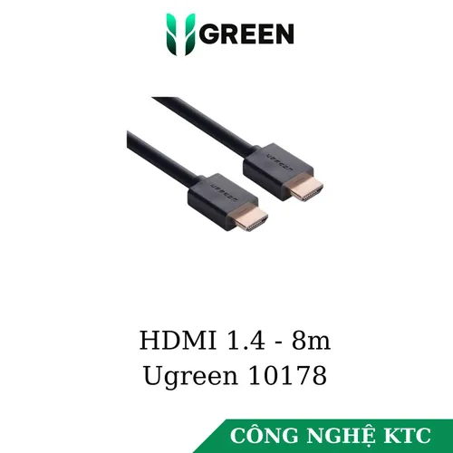 Cáp HDMI 8M hỗ trợ 3D, 4K Ugreen 10178