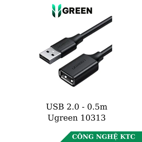 Cáp nối dài USB 2.0 0.5m Ugreen 10313