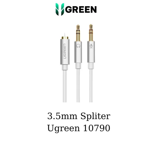 Cáp âm thanh 3.5mm to 2 jack 3.5mm 1 loa 1 Mic Ugreen 10790