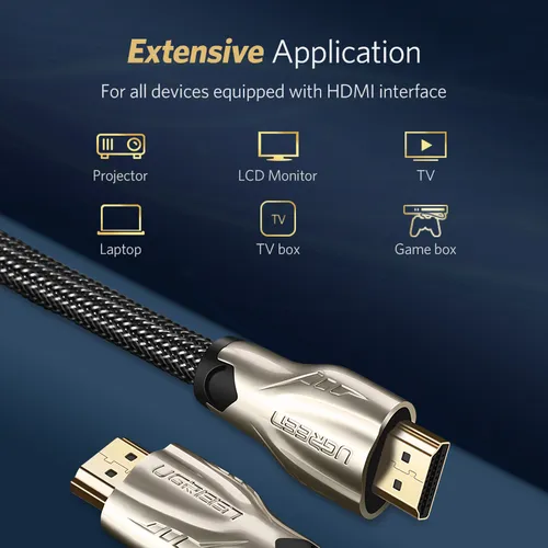 Cáp HDMI 15M bọc lưới chống nhiễu 4Kx2K Ugreen 11197