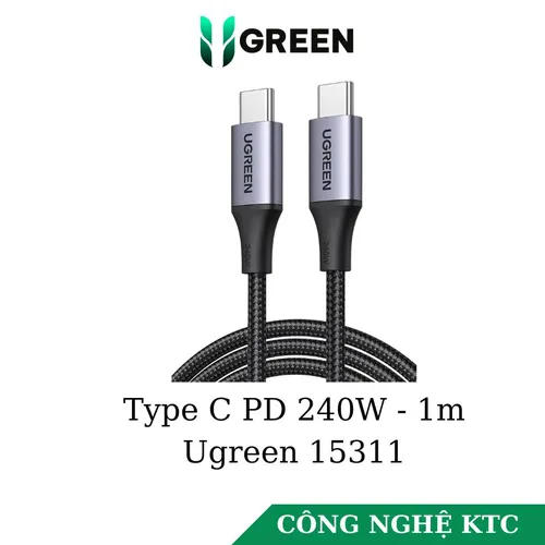 Cáp sạc nhanh Type C PD3.1 240W Ugreen 15311