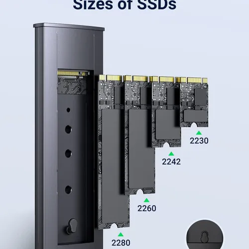 Thiết bị đựng ổ cứng cỡ M.2 NVMe cổng usb Ugreen 15512 CM578