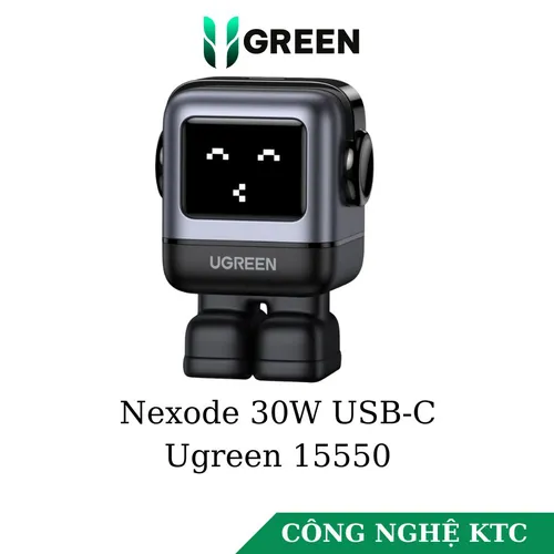 Củ sạc nhanh Nexode RG 30W Type C Ugreen 15550