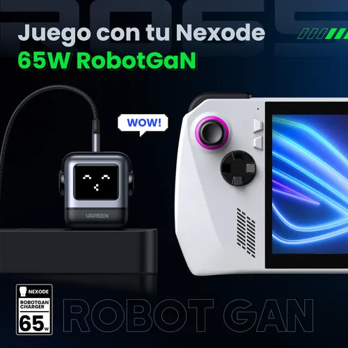 Củ sạc nhanh Robot GaN Nexode RG 65W Ugreen 15570