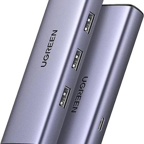 Bộ chuyển Type C sang HDMI 4K@30Hz + USB 3.0 + Lan 1Gbps + Sạc PD 100W Ugreen 15598