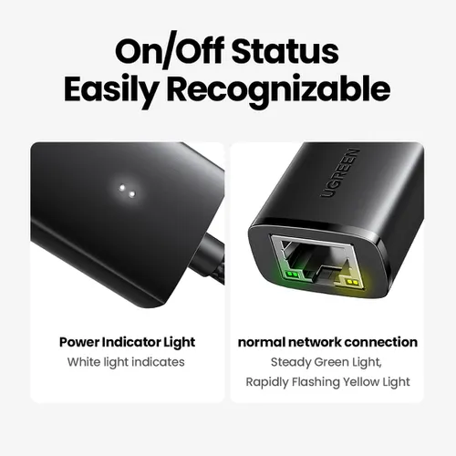 Cáp chuyển USB 2.0 to LAN 100Mbps Ugreen 15632 CM650