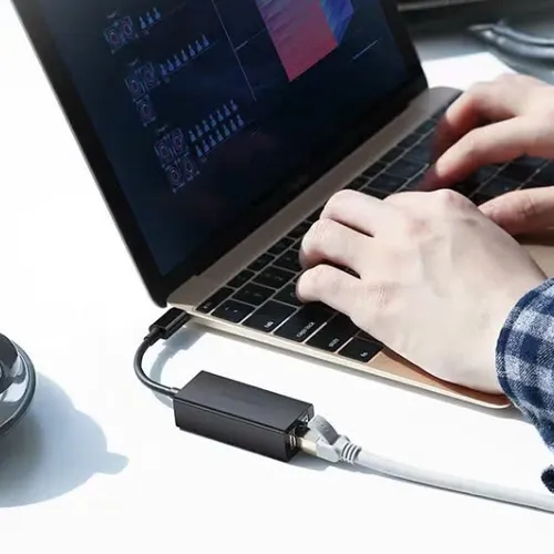 Cáp chuyển Type C sang LAN 1Gbps Ugreen 15637 CM650