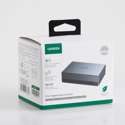 Bộ chia mạng Gigabit 5 cổng dùng chia mạng nội bộ Ugreen 15641EU