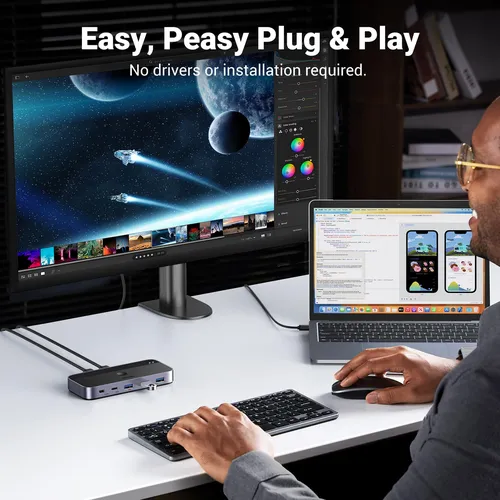 Bộ chia Hub USB 3.0 2 vào 4 ra màu đen Ugreen 15705