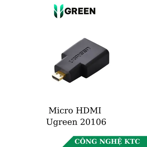 Đầu chuyển Micro HDMI to HDMI  Ugreen 20106