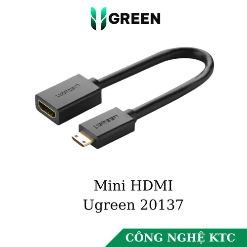 Cáp Mini HDMI to HDMI Female 20cm Ugreen 20137