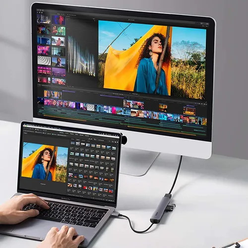 Bộ chuyển Type C to HDMI + 4 cổng USB 3.0 Ugreen 20197