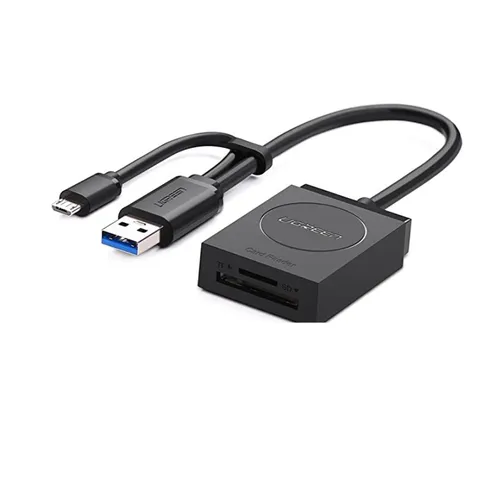 Đầu đọc thẻ USB 3.0 Card Reader Hỗ trợ thẻ TF và SD Ugreen 20203