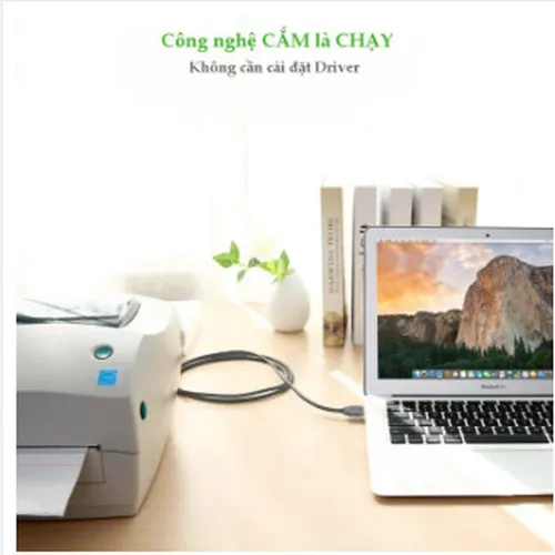 Cáp chuyển USB to DB25  Parallel dài 2m Ugreen 20224