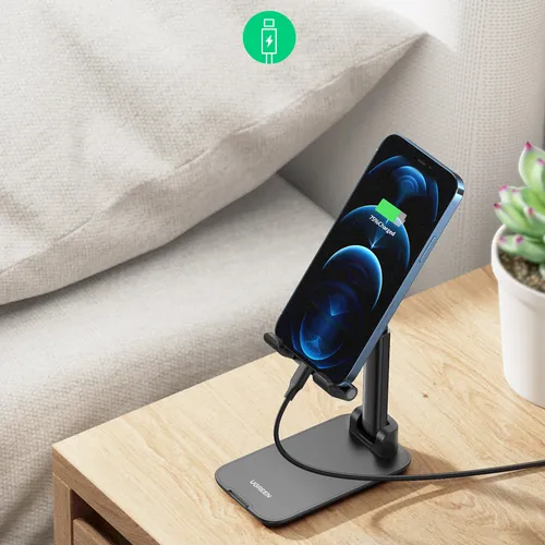 Giá đỡ điện thoại chất liệu nhựa để bàn màu đen Ugreen 20435 LP373