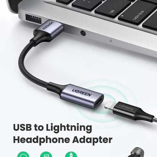 Cáp chuyển USB to Lightning Audio Ugreen 20479