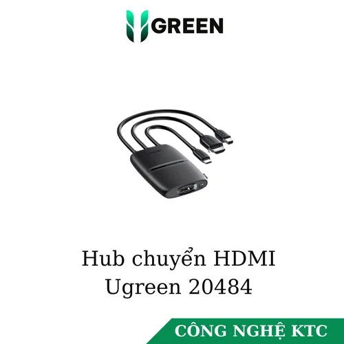 Bộ chuyển Type C + Mini Displayport + HDMI sang HDMI Ugreen 20484