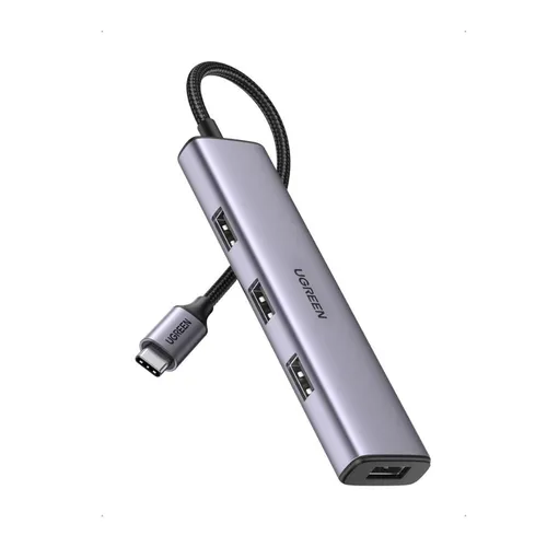 Bộ chia Hub USB-C ra 4 cổng USB 3.0 màu đen Ugreen 20841 CM473