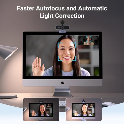 Webcam FullHD dùng cho máy vi tính cắm cổng USB Ugreen 25442 CM717