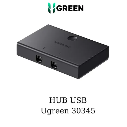 Bộ Chia USB 2.0 Cho 2 Máy Tính  Ugreen 30345
