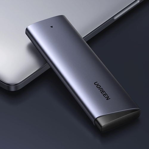 Thiết bị đựng ổ cứng cỡ M.2 dùng để kết nối ổ cứng Sata NVME với máy tính qua cổng usb-C Ugreen 35267 CM767