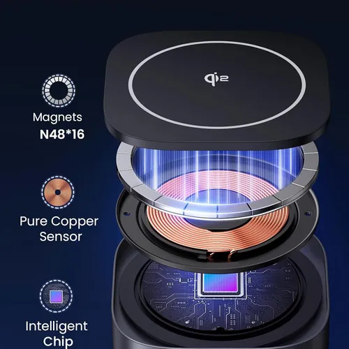 Sạc cho điện thoại tai nghe đồng hồ  Qi 15W  USB-C PD Ugreen 35316 W702