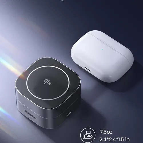 Sạc cho điện thoại tai nghe đồng hồ  Qi 15W  USB-C PD Ugreen 35316 W702