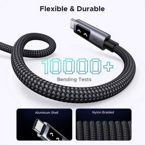 Cáp sạc Type C Uno 100W dài 2m Ugreen 35512 L509 