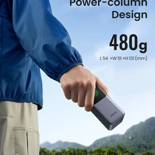 Pin sạc dự phòng dùng cho điện thoại 20000mAh Li-ion Ugreen 35524B PB721