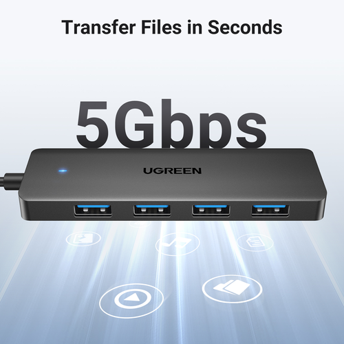 Bộ chia Hub USB 3.0 sang 4 cổng dài 1m Ugreen 35574 CM219