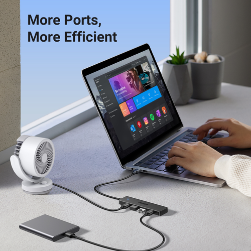 Bộ chia Hub USB 3.0 sang 4 cổng dài 1m Ugreen 35574 CM219