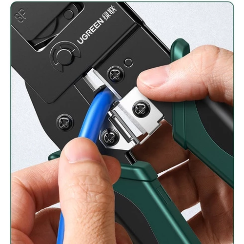 Kìm bấm dây mạng chuẩn RJ45/RJ11 màu xanh đen Ugreen 35971 NW304