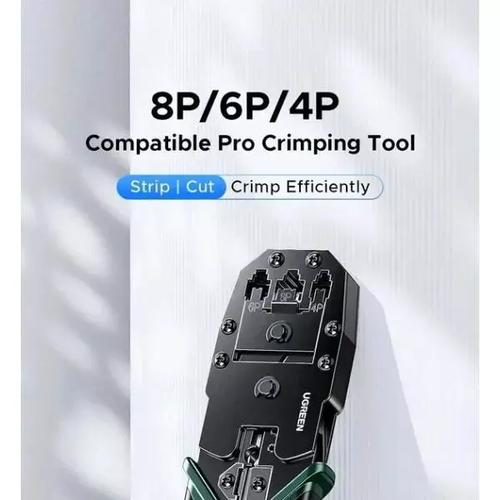 Kìm bấm dây mạng chuẩn RJ45/RJ11 màu xanh đen Ugreen 35971 NW304