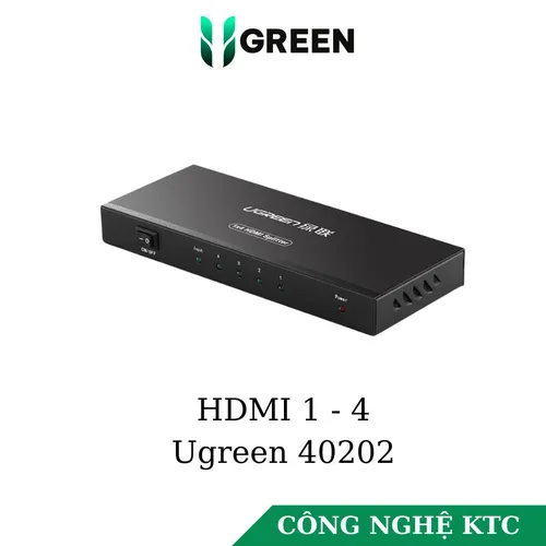 Bộ chia HDMI 1 ra 4 Hỗ trợ full HD Ugreen 40202