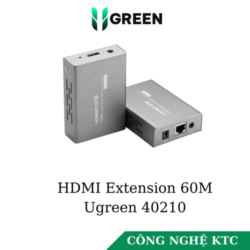 Bộ khuếch đại HDMI 100m qua cáp mạng Ugreen 40210