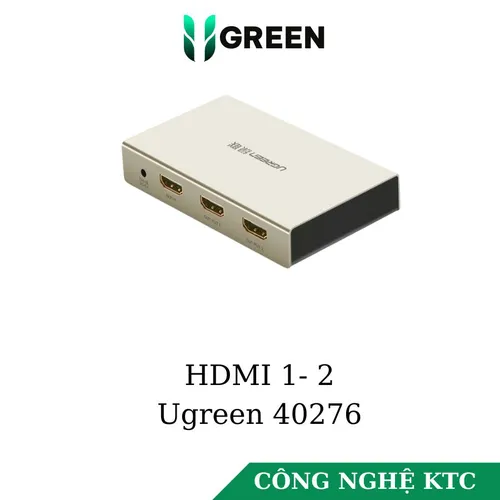 Bộ chia HDMI 1 ra 2 hỗ trợ 4K, 3D Ugreen 40276