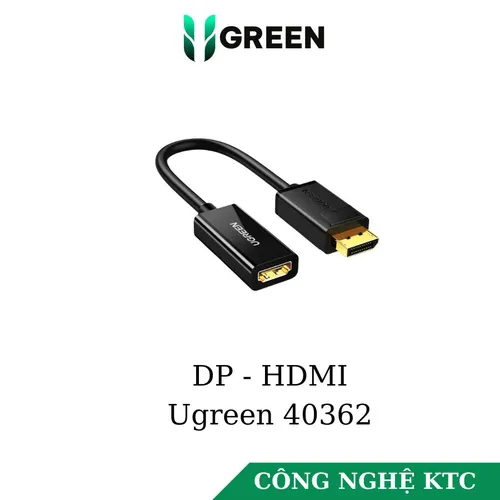 Cáp chuyển Displayport to HDMI hỗ trợ Full HD Ugreen 40362
