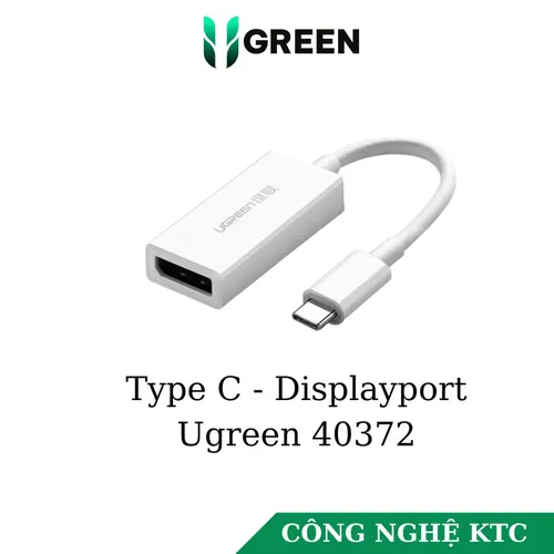 Cáp chuyển USB Type C to Displayport (âm) Ugreen 50433