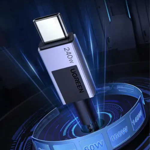 Cáp Sạc USB-C PD3.1 dài 2m sạc nhanh 5A PD 240W Ugreen  45068 L513