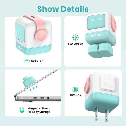 Củ sạc nhanh Nexode RG 30W Type C Ugreen 45089 CD359